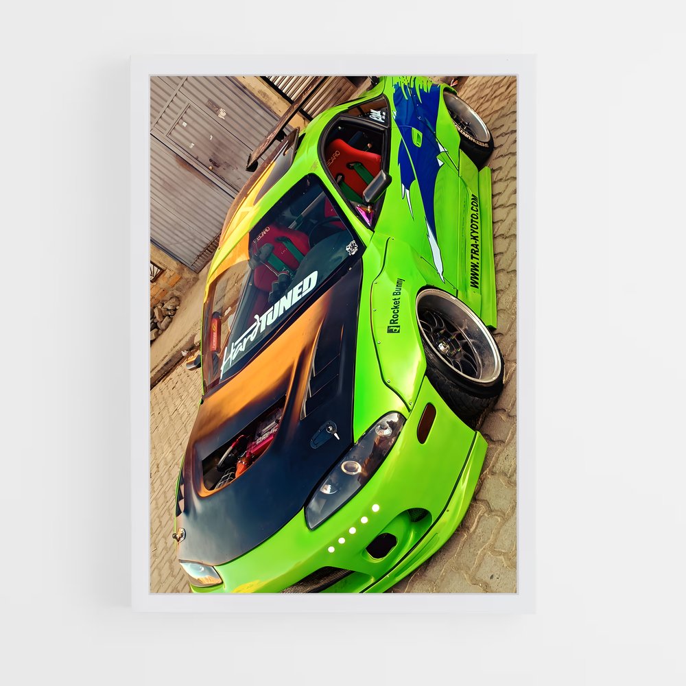 Poster Eclipse spyder captivant – affiche Mitsubishi (vue 3)